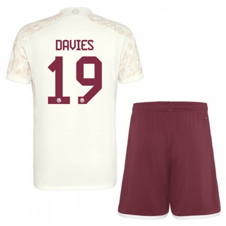 FC Bayern München Davies 19 Champions League Barn Tredjedrakt 2023-24 Kortermet